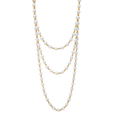 Bella Necklace with Pearls in Gold