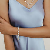 Bella Bracelet with Pearls in Silver