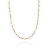 Bella Necklace with Pearls in Gold