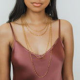 Bella Necklace in Gold