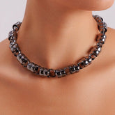 Links 1974 Necklace in Black, Grande
