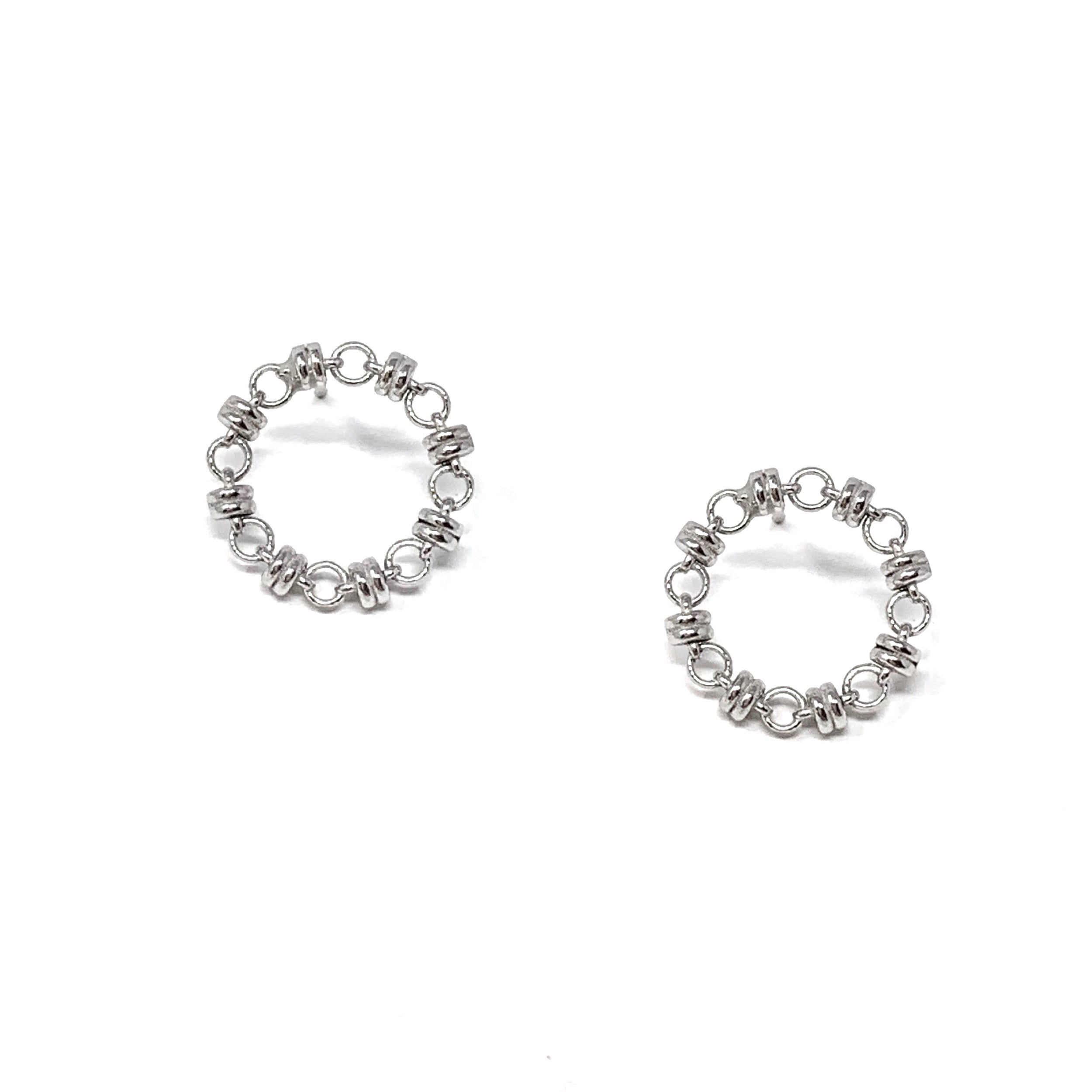 Botticelli Stud Earrings in Silver