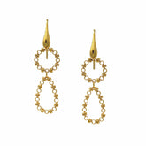 Botticelli Drop Earrings in Gold