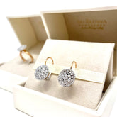 Wish Earrings in 18K Rose Gold & White Gold