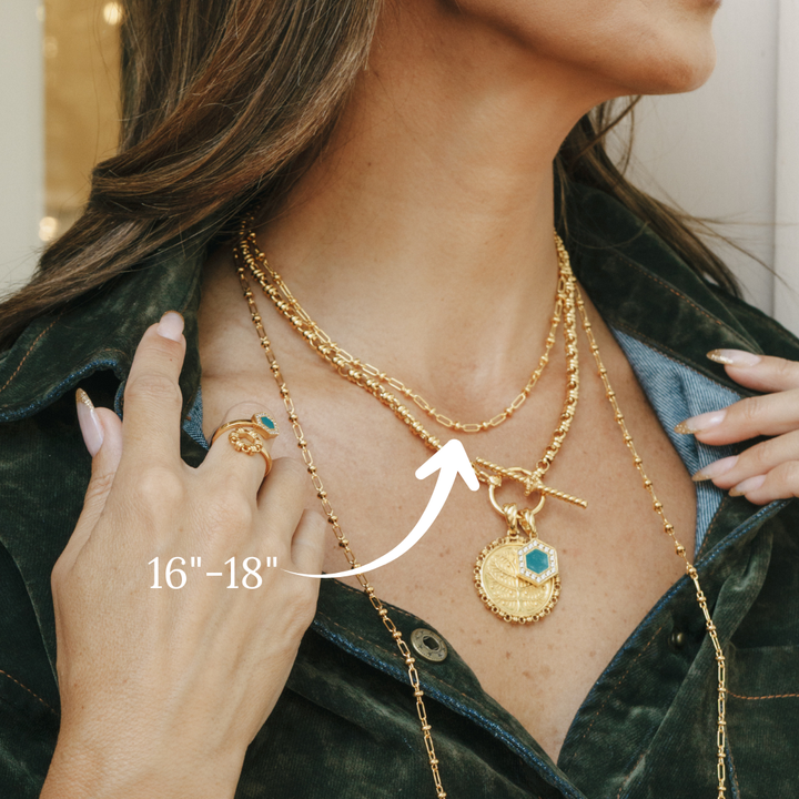 Bella Necklace in Gold