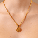 Rosario Pendant in Gold with Tree of Life