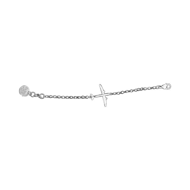 Airplane Bracelet in Silver