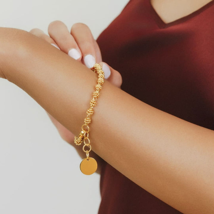 Links Caviar Bracelet in Gold