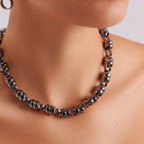 Links 1974 Necklace in Black