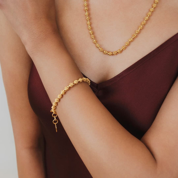 Links Caviar Bracelet in Gold