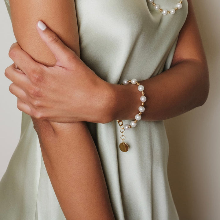 Bella Bracelet with Pearls in Gold