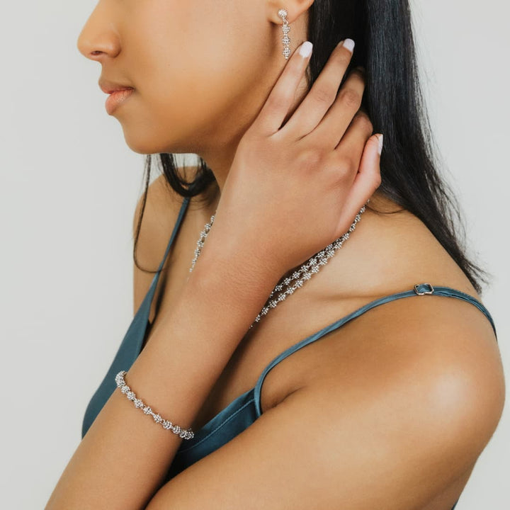 Links Caviar Bracelet in Silver