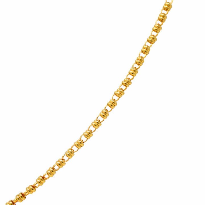 Gemma Necklace in Gold with Pink Coral