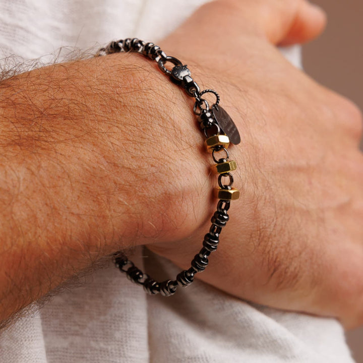 Links 5mm Maximo Bracelet in Black