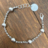 Bubbles Bracelet in Silver