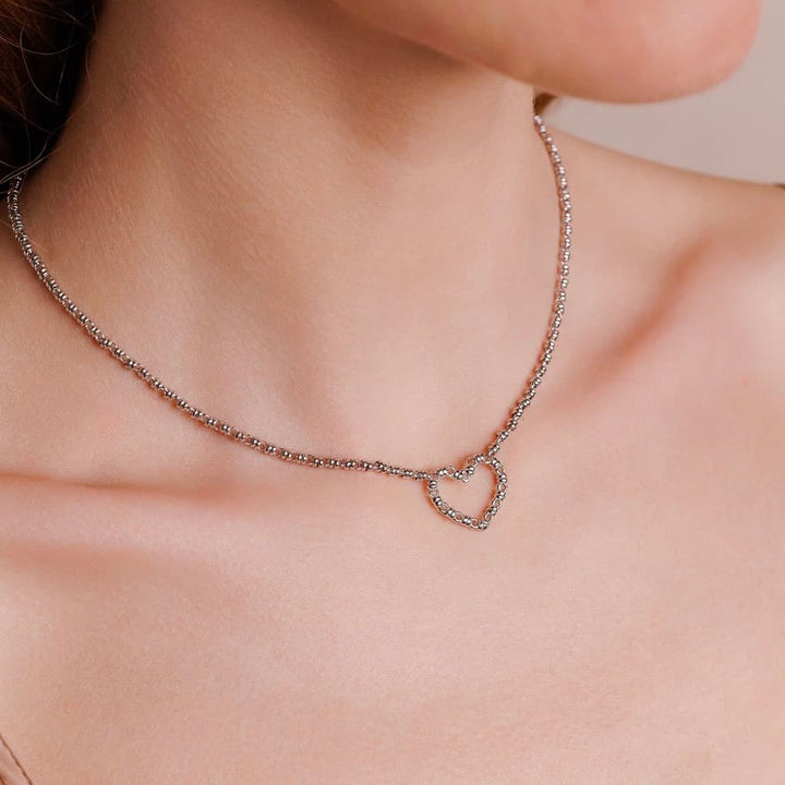 Mini Amore Necklace in Silver