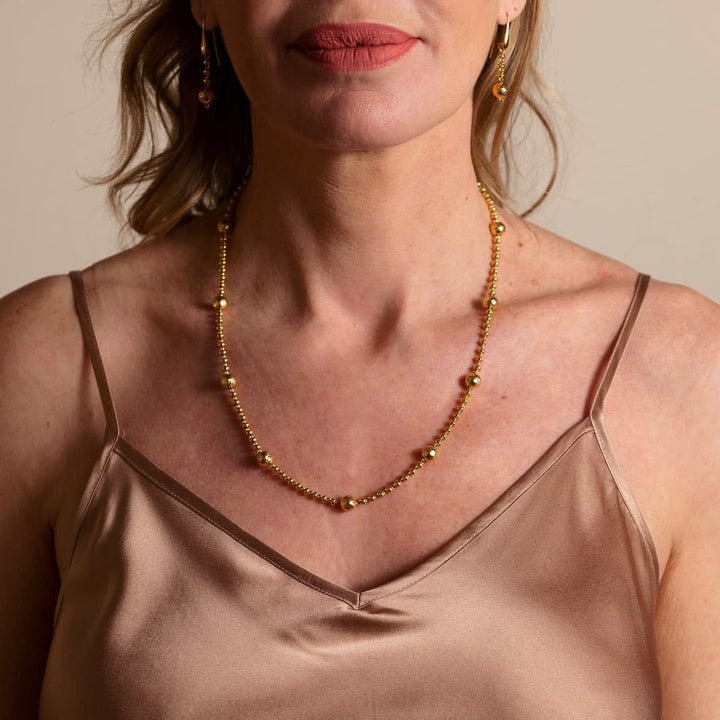 Bubbles Necklace in Gold