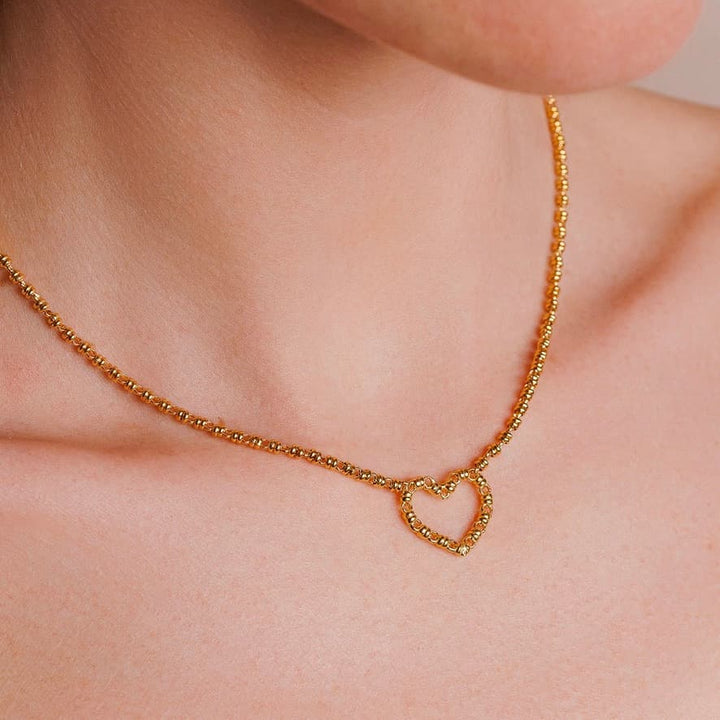 Mini Amore Necklace in Gold