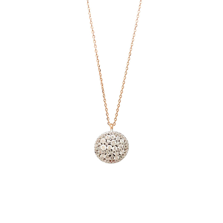Wish Necklace in 18K Rose Gold & White Gold