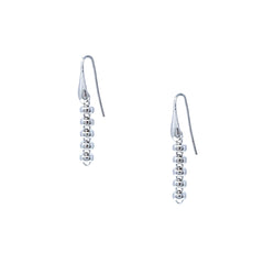 Ciambelle 5mm Earrings in Silver, Long