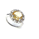 Filary Ring in Silver with Citrine