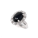 Aperitivo Ring in Silver with Onyx