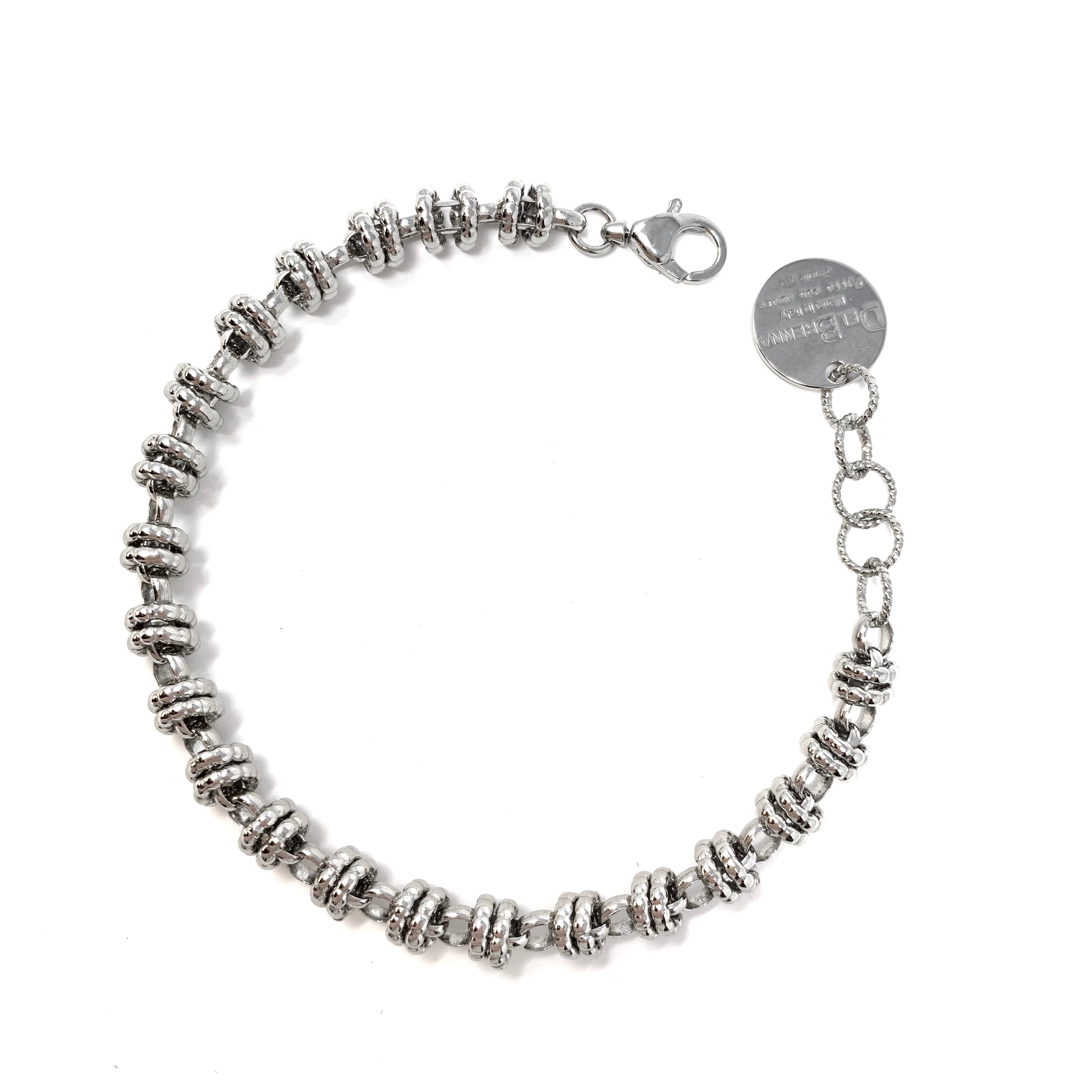 Etruscan Links Bracelet in Silver