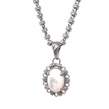 Aperitivo Pendant in Silver with Mother of Pearl