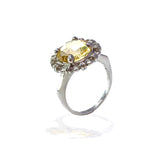 Filary Ring in Silver with Citrine