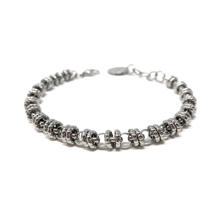 Etruscan Links Bracelet in Silver