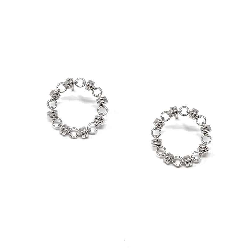 Botticelli Stud Earrings in Silver