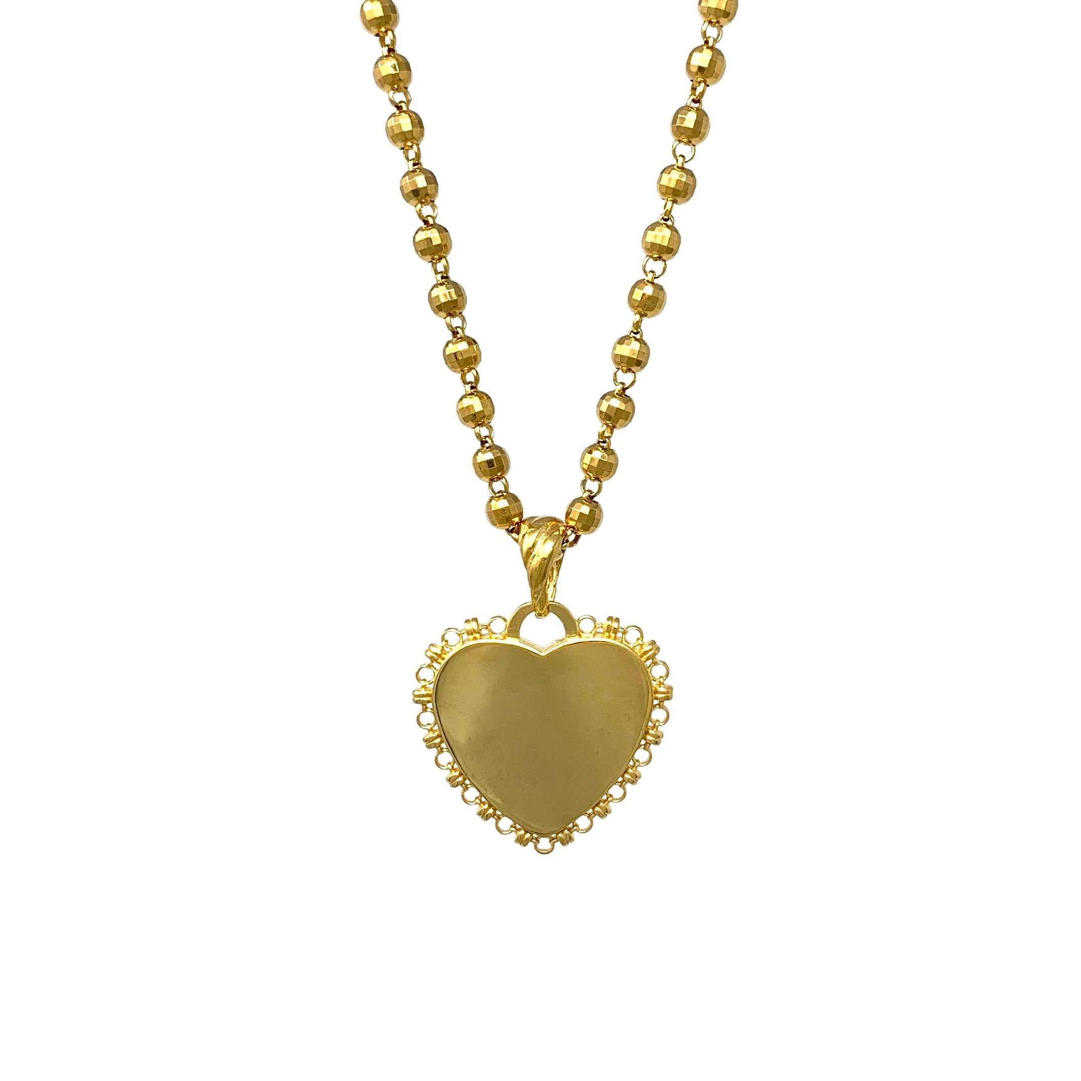 DelBrenna Heart Pendant in Gold