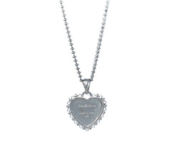 DelBrenna Heart Pendant in Silver