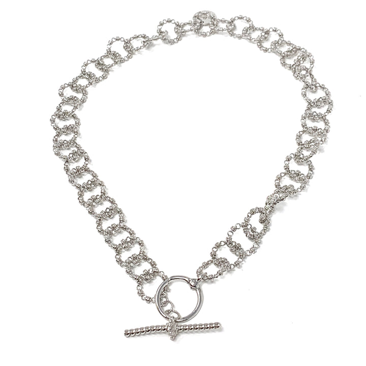 Signorelli Toggle Necklace in Silver