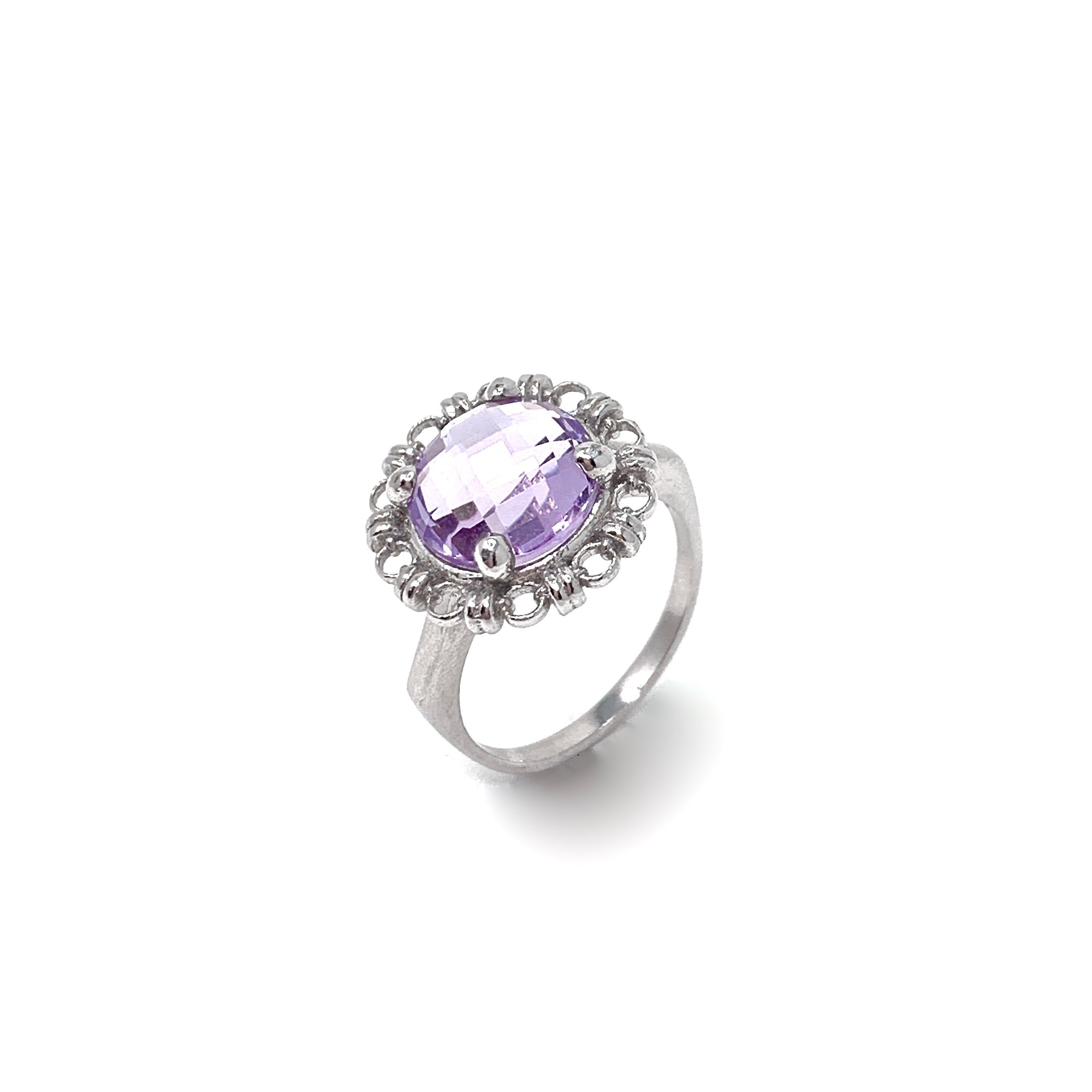 Filary Ring in Silver with Amethyst