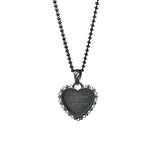 DelBrenna Heart Pendant in Black