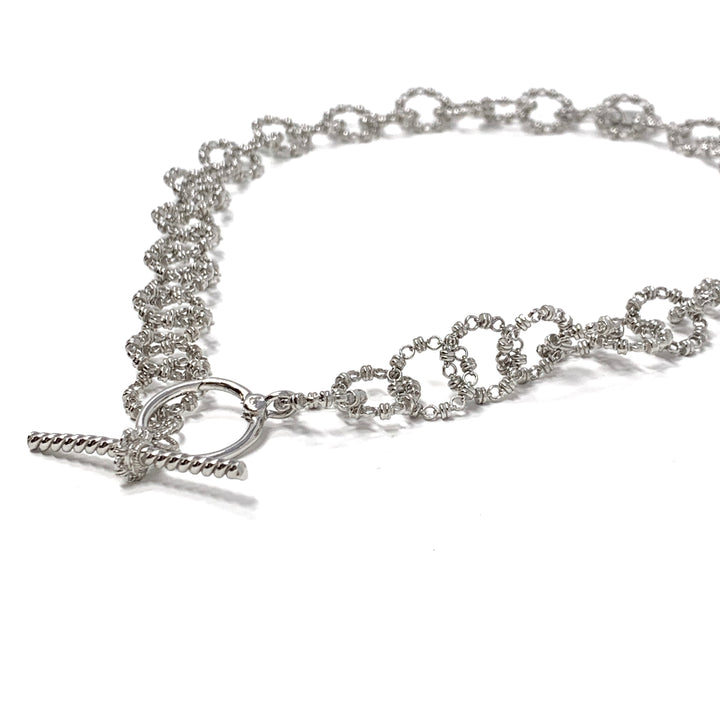 Signorelli Toggle Necklace in Silver