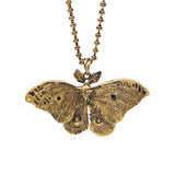 Night Butterfly Pendant in Gold