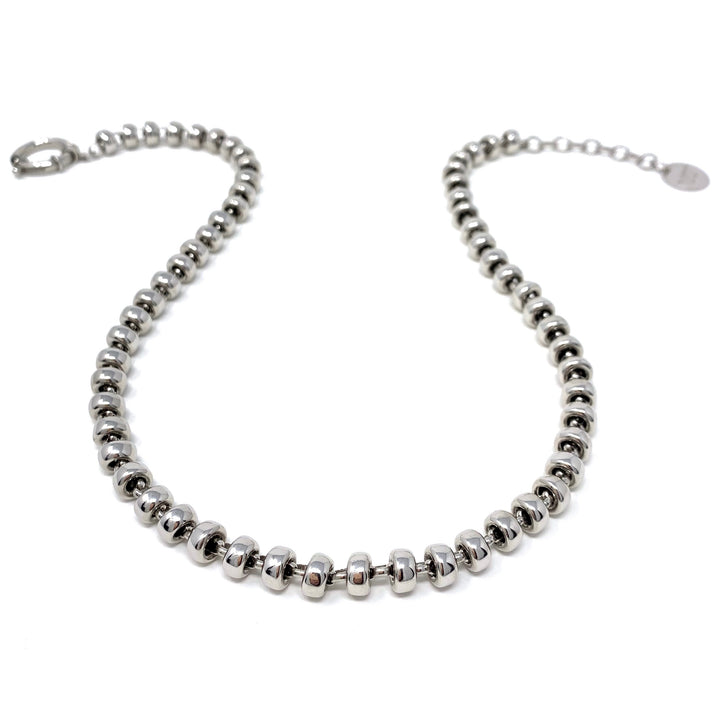 Ciambelle 10mm Necklace in Silver