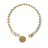 Diamond Beads Bracelet in Gold