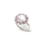 Filary Ring in Silver with Rose Quartz