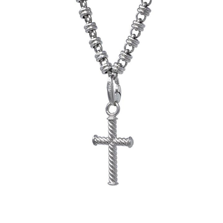 Cross Charm in Silver