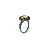 Filary Ring in Black with Citrine