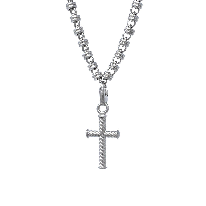Cross Charm in Silver