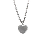 DelBrenna Heart Pendant in Silver