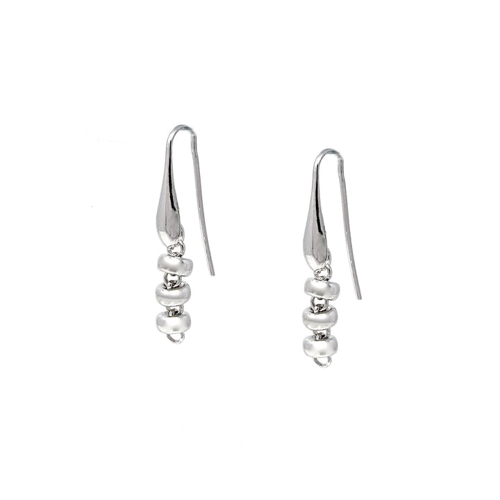Ciambelle 5mm Earrings in Silver, Short