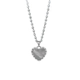DelBrenna Heart Pendant in Silver