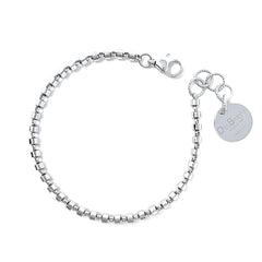 Cylinders Bracelet in Silver