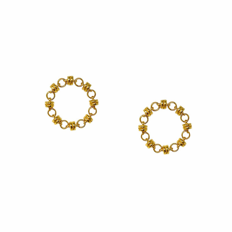 Botticelli Stud Earrings in Gold