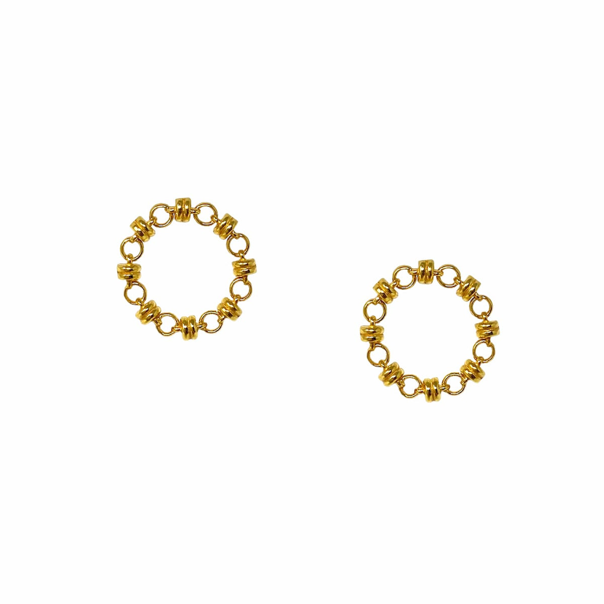 Botticelli Stud Earrings in Gold